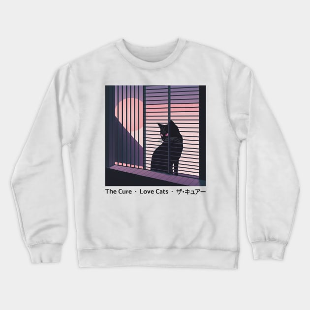 ザ・キュアー The Cure .. Love Cats Crewneck Sweatshirt by unknown_pleasures